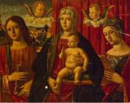 Mansueti Giovanni di Niccolo Madonna and Child with St John the Evangelist and Unknown Saint  - Hermitage